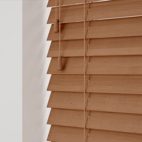 Burnished Oak blinds