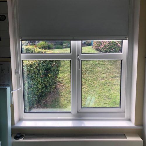 casseted crank opperated black out roller blind